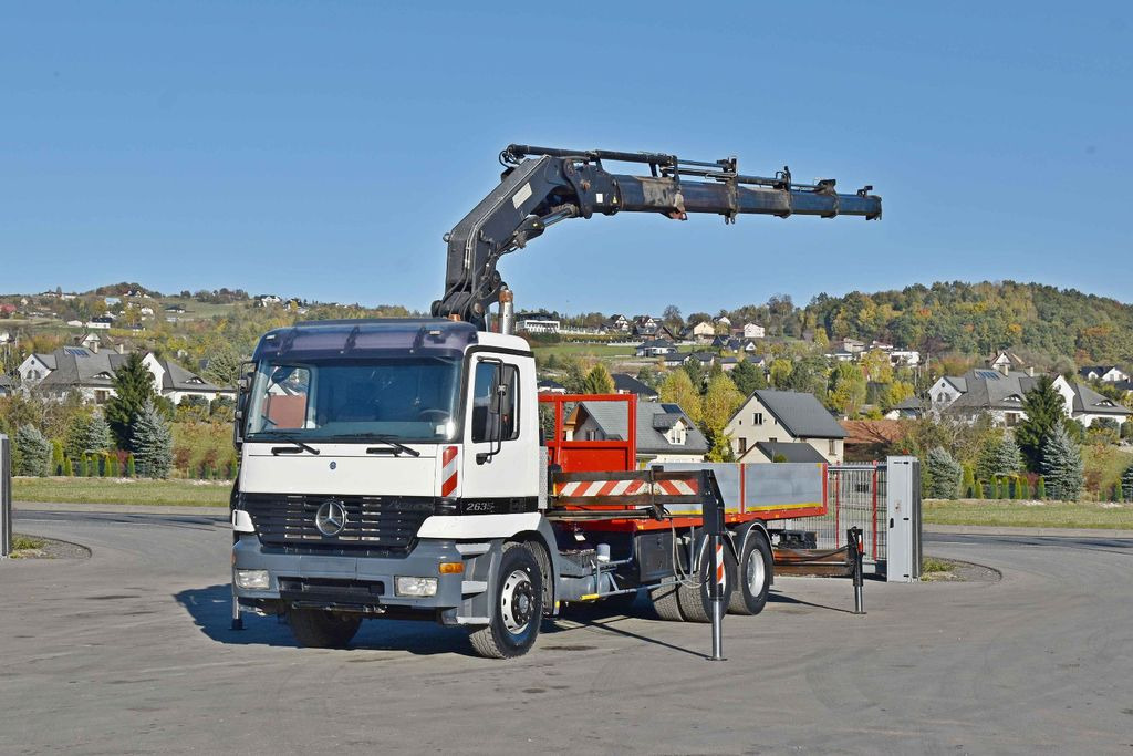 Mercedes-Benz ACTROS 2635 Pritsche 6,40m + HIAB 400 E-5 + FUNK - Autokran: das Bild 2 Mercedes-Benz ACTROS 2635 Pritsche 6,40m + HIAB 400 E-5 + FUNK - Autokran: das Bild 2