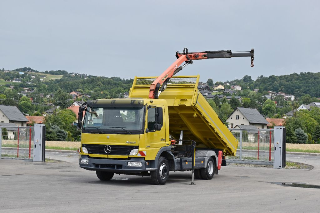 Mercedes-Benz ATEGO 818 * KIPPER 4,05m + PK 6501A * TOP - Autokran, Kipper: das Bild 2 Mercedes-Benz ATEGO 818 * KIPPER 4,05m + PK 6501A * TOP - Autokran, Kipper: das Bild 2