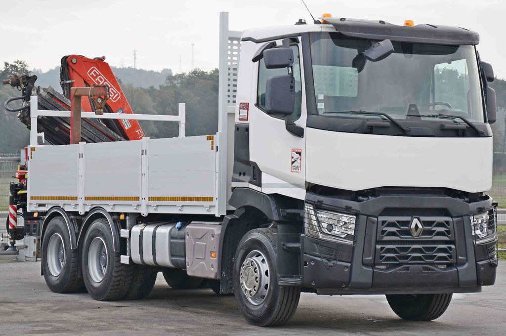 Renault C 380*PRITSCHE 5,45m*FASSI F175A.0.22+ FUNK/6x4 - Autokran, Pritsche LKW: das Bild 3 Renault C 380*PRITSCHE 5,45m*FASSI F175A.0.22+ FUNK/6x4 - Autokran, Pritsche LKW: das Bild 3
