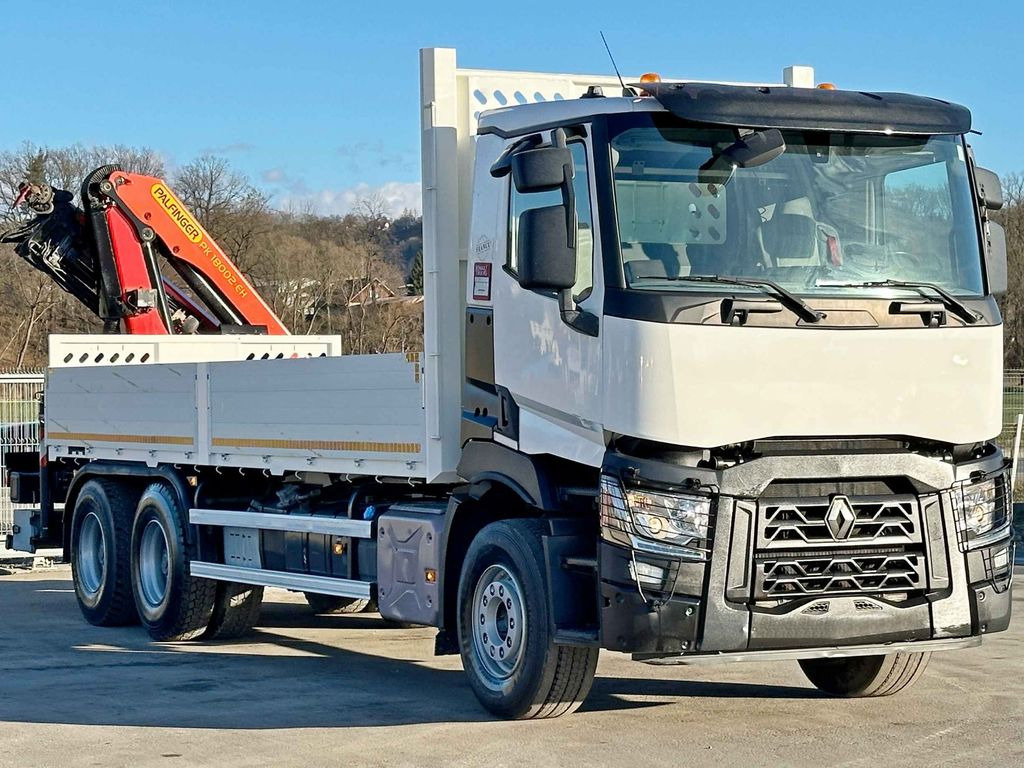Renault C 380 *PRITSCHE 6,80m * PK 18002-EH C + FUNK*6x4 - Autokran, Pritsche LKW: das Bild 3 Renault C 380 *PRITSCHE 6,80m * PK 18002-EH C + FUNK*6x4 - Autokran, Pritsche LKW: das Bild 3
