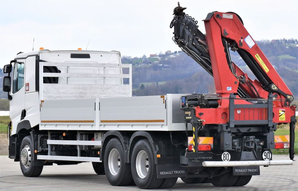 Autokran, Pritsche LKW Renault C 460 * HMF 1510 K6 + FUNK * 6x4: das Bild 6
