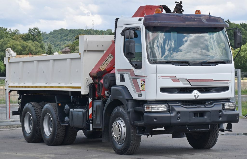 Renault KERAX 420 DXI* HMF 1563 K3 + FUNK/6x4 - Kipper: das Bild 4 Renault KERAX 420 DXI* HMF 1563 K3 + FUNK/6x4 - Kipper: das Bild 4