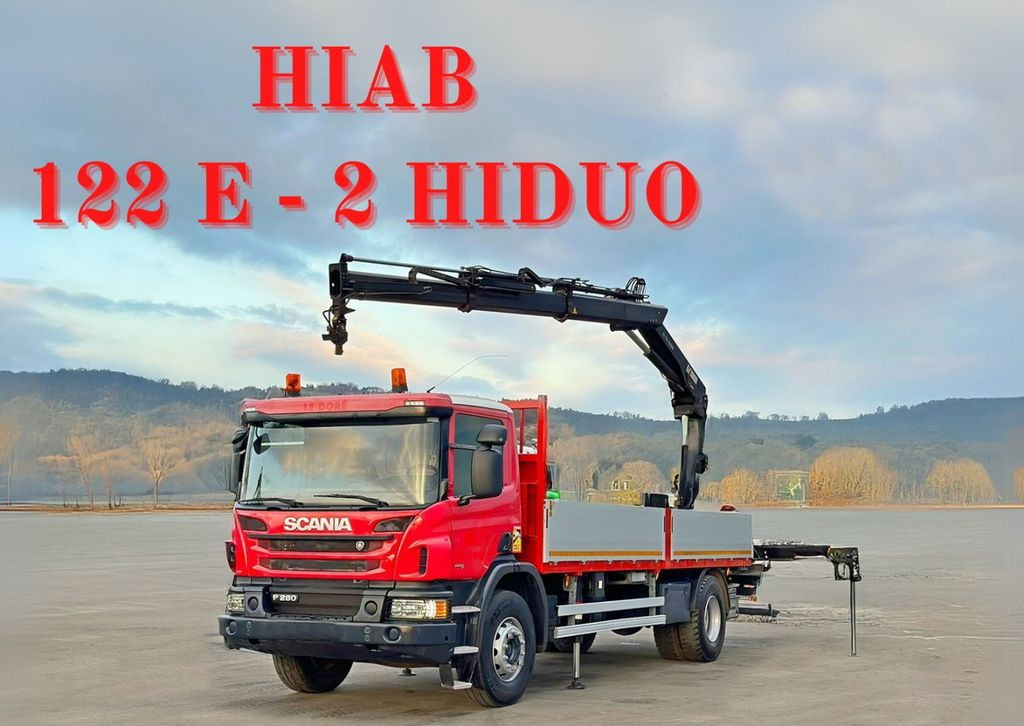 Scania P 280 * HIAB 122 E - 2 HIDUO + FUNK* TOPZUSTAND Scania P 280 * HIAB 122 E - 2 HIDUO + FUNK* TOPZUSTAND - Autokran, Pritsche LKW: das Bild 1 Scania P 280 * HIAB 122 E - 2 HIDUO + FUNK* TOPZUSTAND Scania P 280 * HIAB 122 E - 2 HIDUO + FUNK* TOPZUSTAND - Autokran, Pritsche LKW: das Bild 1