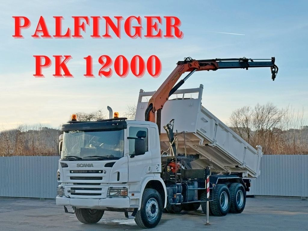 Scania P 380 Kipper 5,10 m * PK 12000 * 6x4 - Kipper, Autokran: das Bild 1 Scania P 380 Kipper 5,10 m * PK 12000 * 6x4 - Kipper, Autokran: das Bild 1