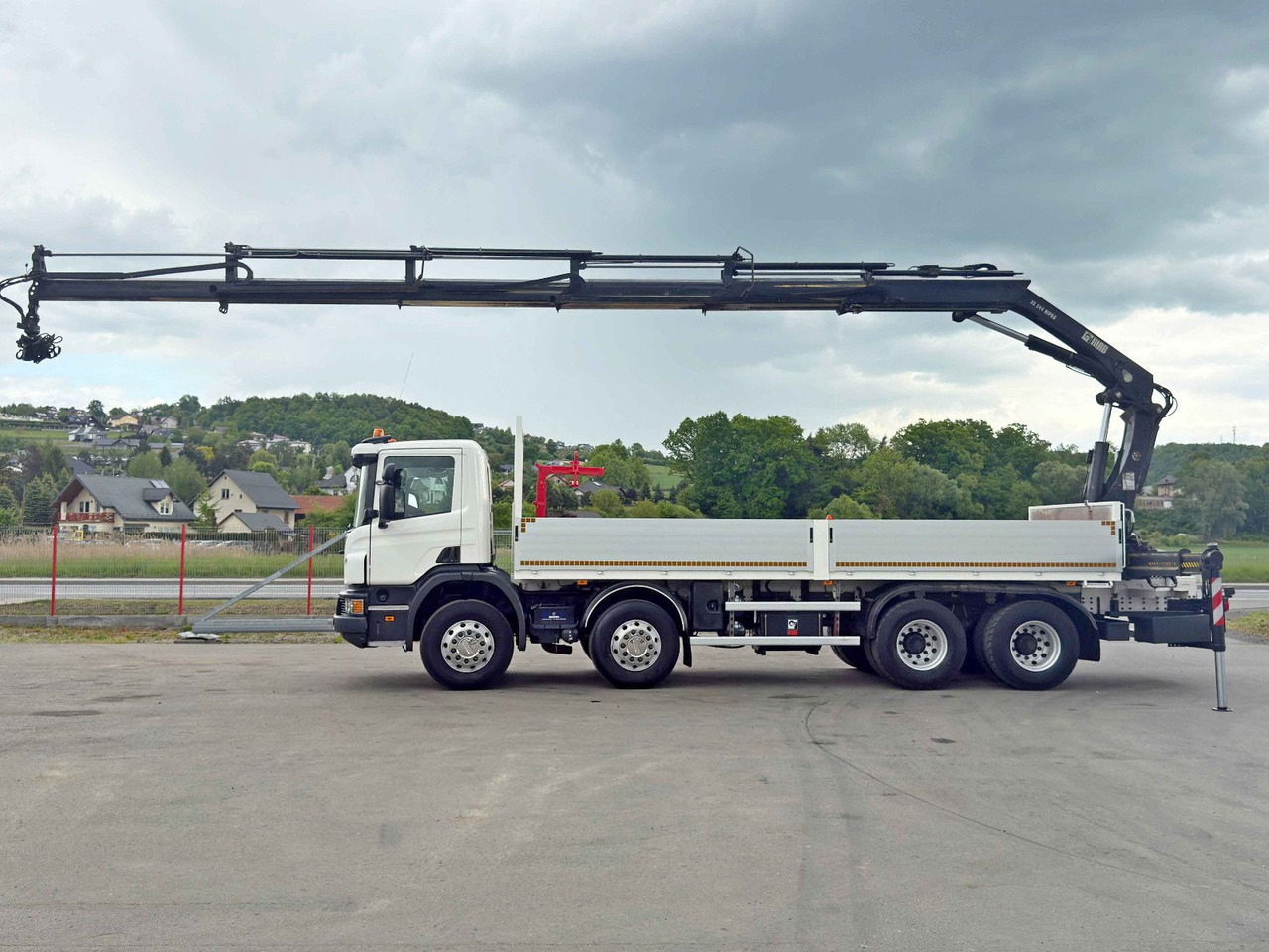 Scania P 410*PLATFORM 7,00m*HIAB 244 E-5 HIPRO+FUNK/8x4 Scania P 410*PRITSCHE 7,00m*HIAB 244 E-5 HIPRO+FUNK/8x4 - Autokran, Pritsche LKW: das Bild 5 Scania P 410*PLATFORM 7,00m*HIAB 244 E-5 HIPRO+FUNK/8x4 Scania P 410*PRITSCHE 7,00m*HIAB 244 E-5 HIPRO+FUNK/8x4 - Autokran, Pritsche LKW: das Bild 5