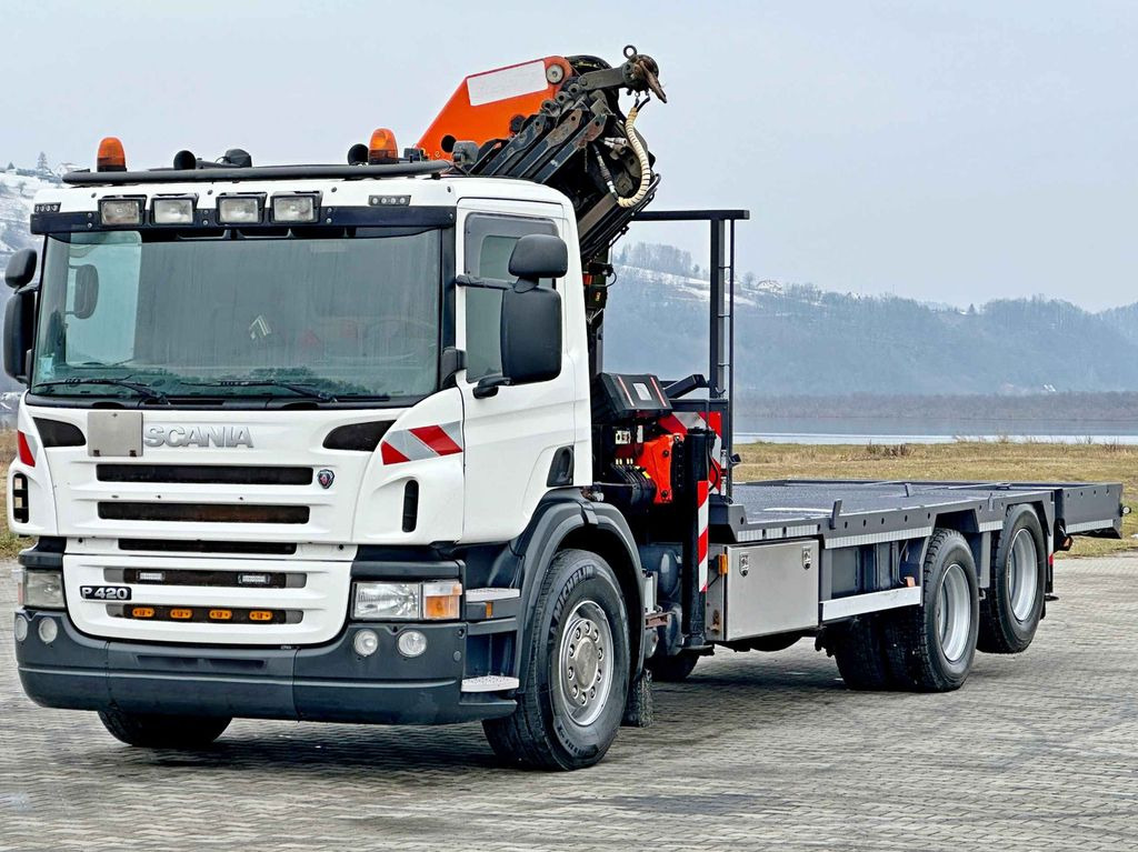 Scania P 420* PLATFORM 6,80m * PK 29002+FUNK * TOP - Abschleppwagen: das Bild 4 Scania P 420* PLATFORM 6,80m * PK 29002+FUNK * TOP - Abschleppwagen: das Bild 4