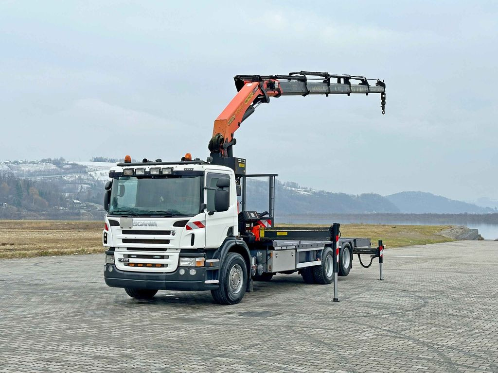 Scania P 420* PLATFORM 6,80m * PK 29002+FUNK * TOP - Abschleppwagen: das Bild 2 Scania P 420* PLATFORM 6,80m * PK 29002+FUNK * TOP - Abschleppwagen: das Bild 2