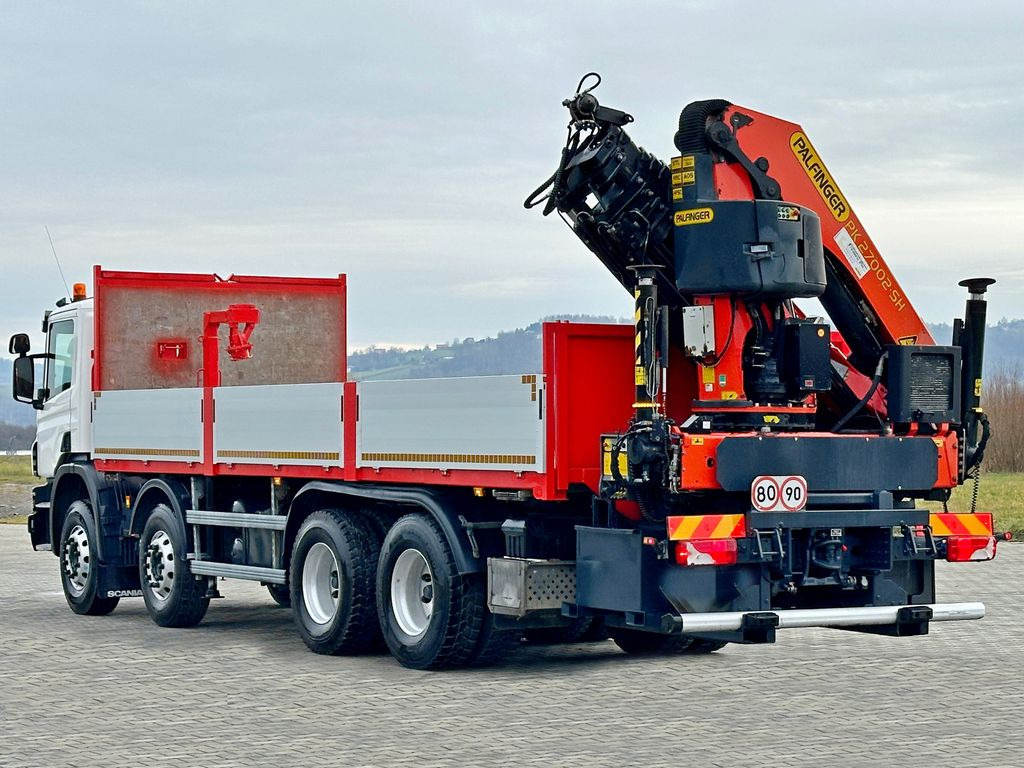 Autokran, Pritsche LKW Scania P 450 * PK 27002 - SH + FUNK * 8x4 * TOPZUSTAND: das Bild 8