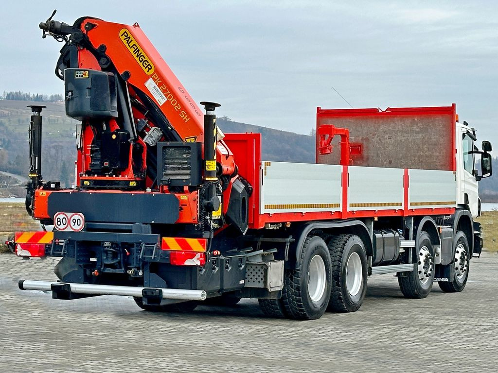 Autokran, Pritsche LKW Scania P 450 * PK 27002 - SH + FUNK * 8x4 * TOPZUSTAND: das Bild 7