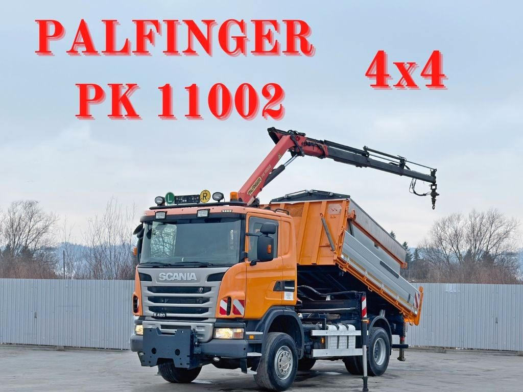 Scania R 420 KIPPER 4,15 m * PK 11002/FUNK * sandblaste - Autokran: das Bild 1 Scania R 420 KIPPER 4,15 m * PK 11002/FUNK * sandblaste - Autokran: das Bild 1