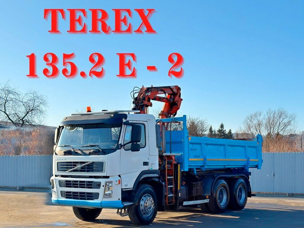 Volvo FM 380 Kipper 5,10 m * ATLAS TEREX 135.2ME-A2 - Kipper, Autokran: das Bild 1 Volvo FM 380 Kipper 5,10 m * ATLAS TEREX 135.2ME-A2 - Kipper, Autokran: das Bild 1