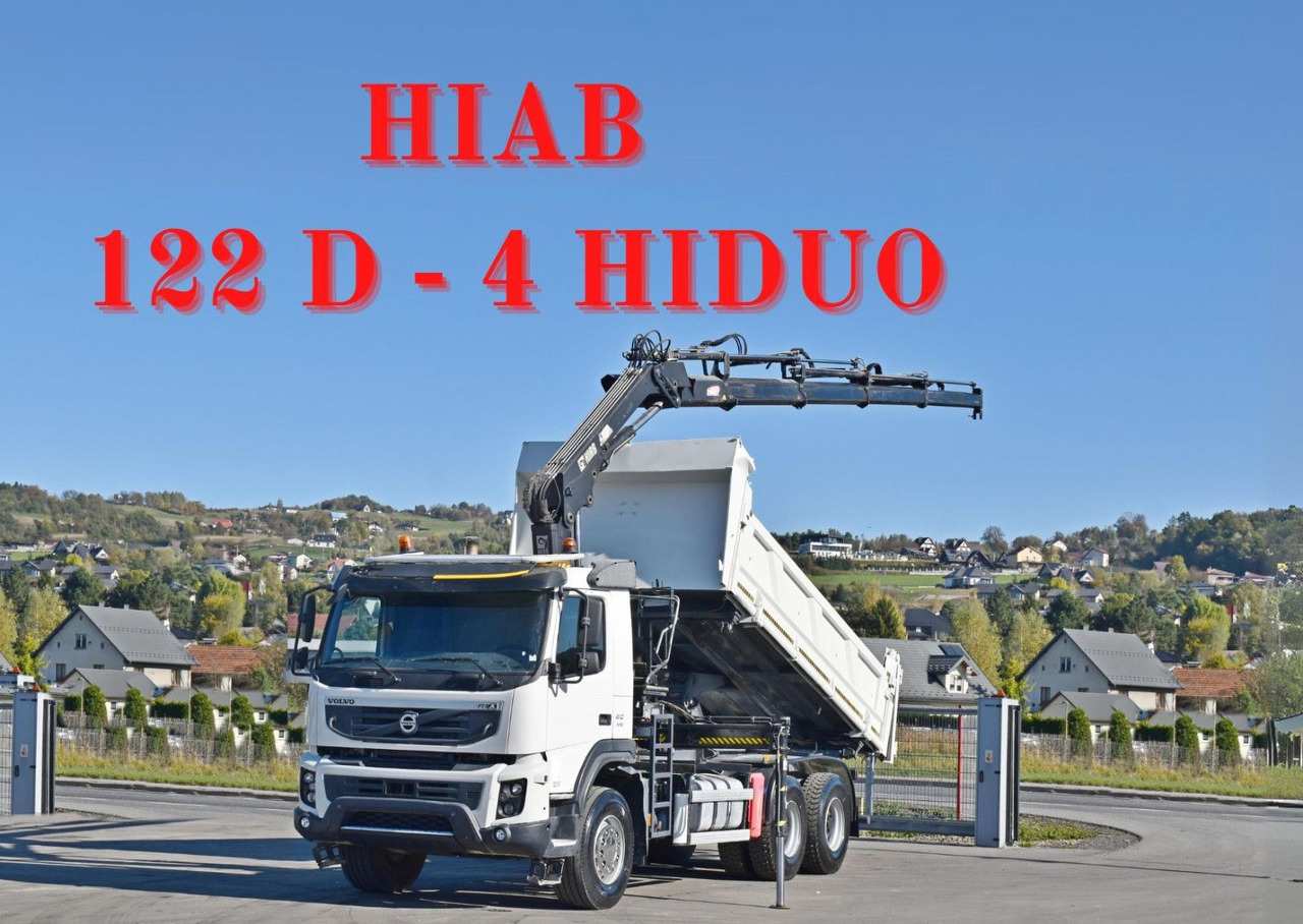 Volvo FMX 410 Kipper 5,20m*HIAB 122 D-4 HIDUO/FUNK*6x4 - Autokran: das Bild 1 Volvo FMX 410 Kipper 5,20m*HIAB 122 D-4 HIDUO/FUNK*6x4 - Autokran: das Bild 1
