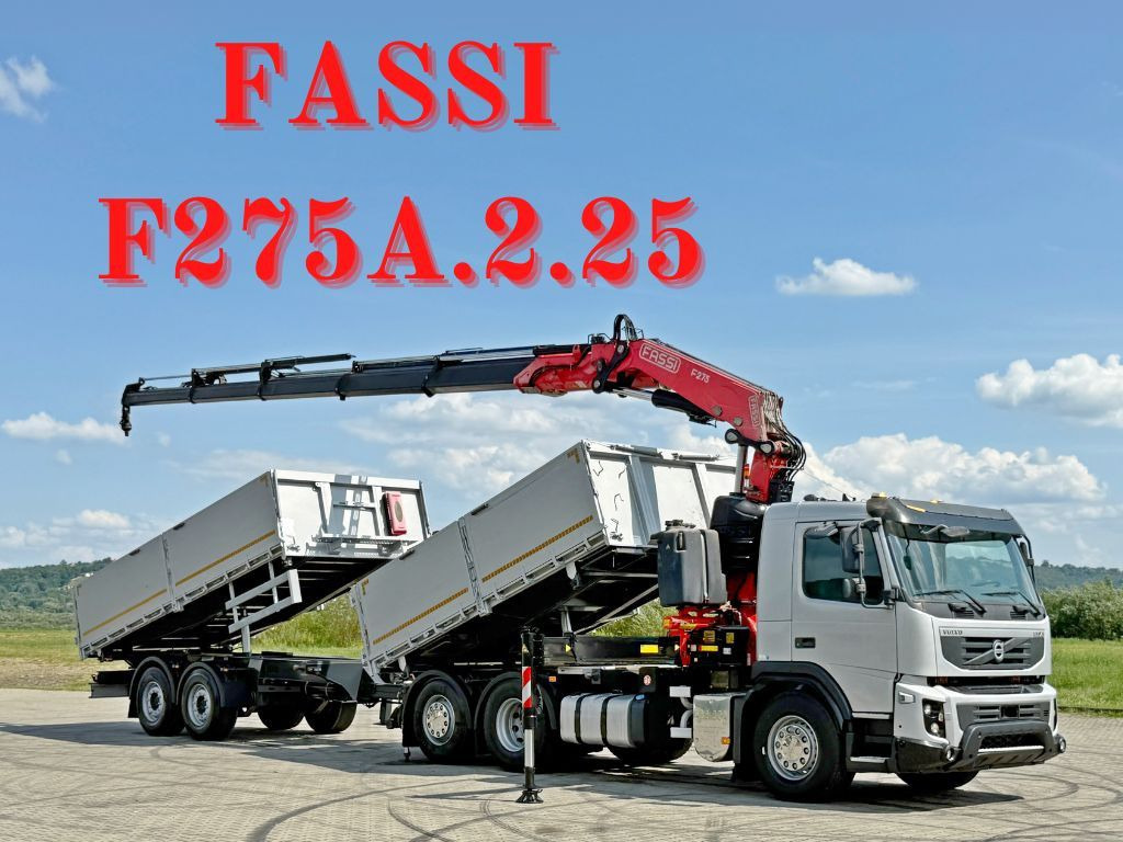 Volvo FMX 420* FASSI F275.2.25 + FUNK + Anhänger / TOP - Autokran: das Bild 1 Volvo FMX 420* FASSI F275.2.25 + FUNK + Anhänger / TOP - Autokran: das Bild 1
