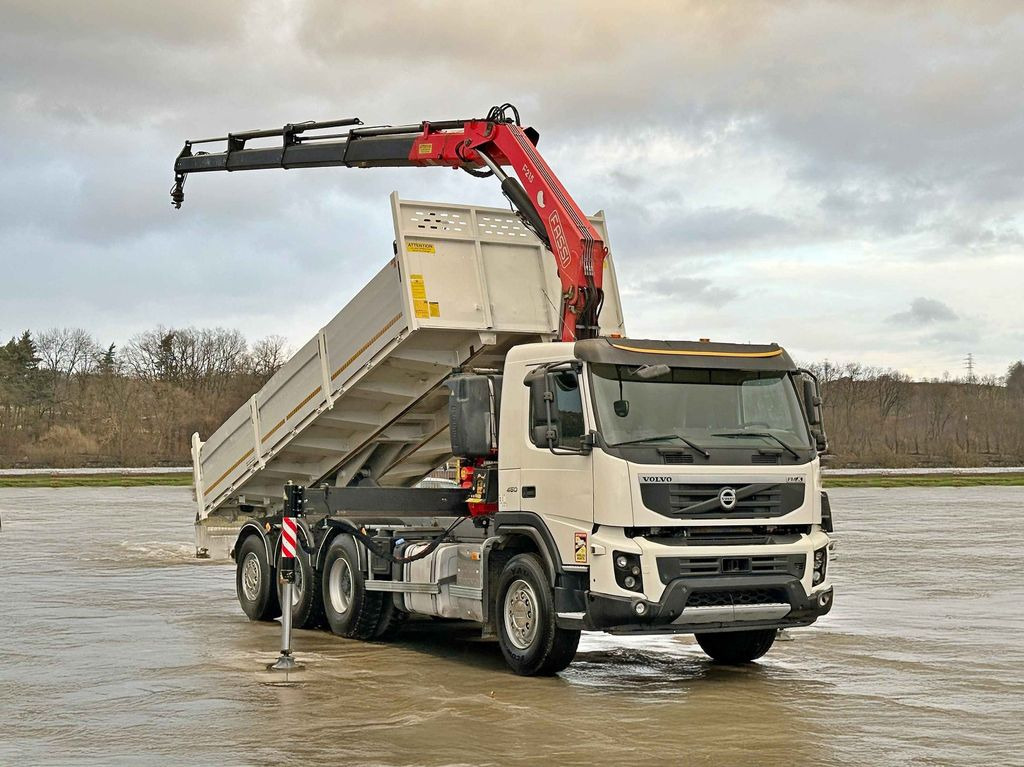 Volvo FMX 450 Kipper 6,50m*FASSI F215A.0.24 + FUNK*8x4 - Autokran, Kipper: das Bild 2 Volvo FMX 450 Kipper 6,50m*FASSI F215A.0.24 + FUNK*8x4 - Autokran, Kipper: das Bild 2