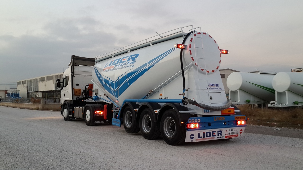 NEU: Tankauflieger Für die Beförderung von Zement LIDER 2024 MODEL NEW CEMENT TANKER: das Bild 12