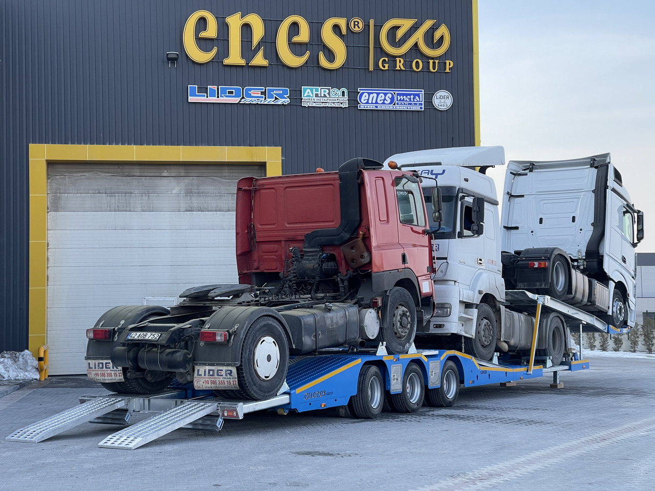 NEU: Autotransporter Auflieger Für die Beförderung von schwere Technik LIDER LIDER NEW 2025 MODEL Car Carrier: das Bild 7