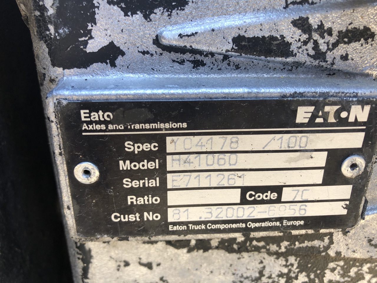 MAN EATON FSO5206B AND Y04178 - Getriebe: das Bild 5 MAN EATON FSO5206B AND Y04178 - Getriebe: das Bild 5