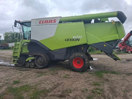 Mähdrescher CLAAS LEXION 670: das Bild 7 Mähdrescher CLAAS LEXION 670: das Bild 7