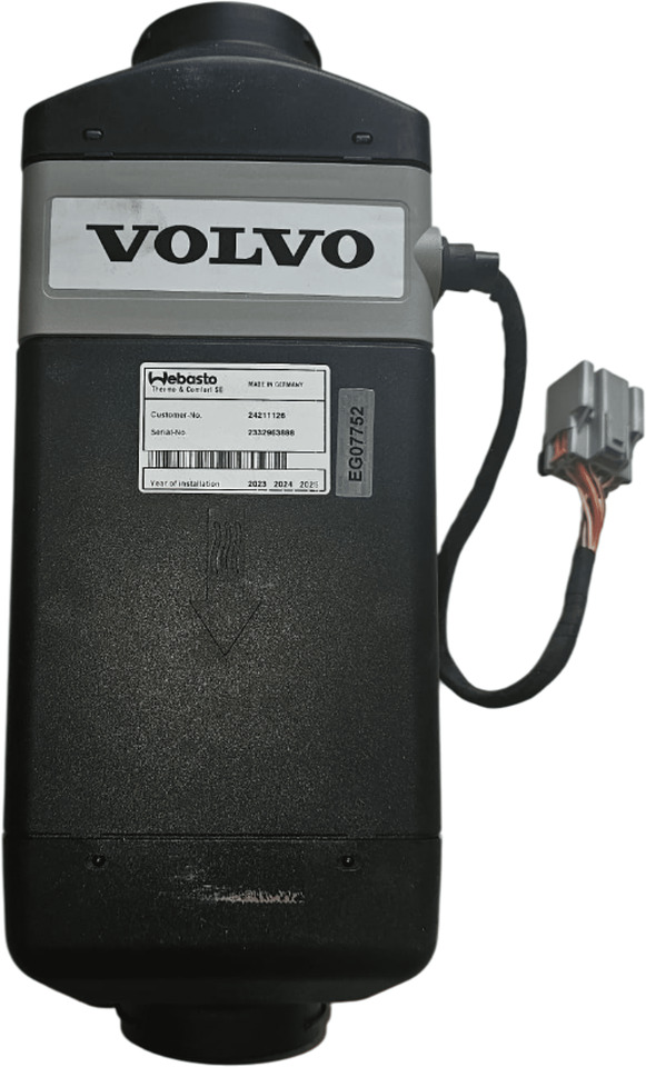 WEBASTO LUCHTVERWARMER AIRTOP EVO 2000 24V/2kW VOLVO | GEBRUIKT | 24211126 - Heizung/ Lüftung für LKW: das Bild 1 WEBASTO LUCHTVERWARMER AIRTOP EVO 2000 24V/2kW VOLVO | GEBRUIKT | 24211126 - Heizung/ Lüftung für LKW: das Bild 1