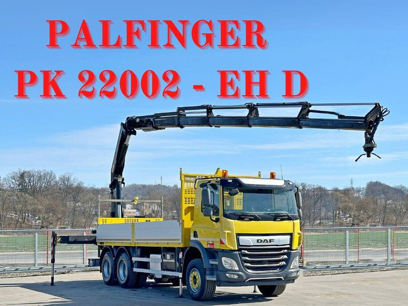 DAF CF 450 * PK 22002 - EH D + FUNK * 6x4 * TOP - Pritsche LKW, Autokran: das Bild 1 DAF CF 450 * PK 22002 - EH D + FUNK * 6x4 * TOP - Pritsche LKW, Autokran: das Bild 1