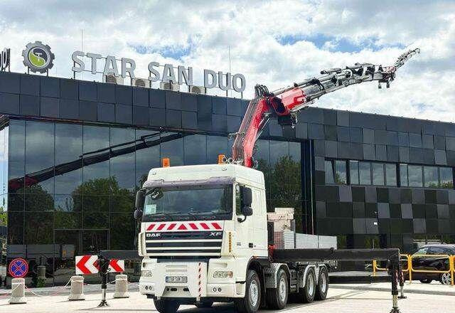 DAF XF 105.510 8x4 FASSI F800 XP Crane Fifth wheel - Pritsche LKW, Autokran: das Bild 1 DAF XF 105.510 8x4 FASSI F800 XP Crane Fifth wheel - Pritsche LKW, Autokran: das Bild 1