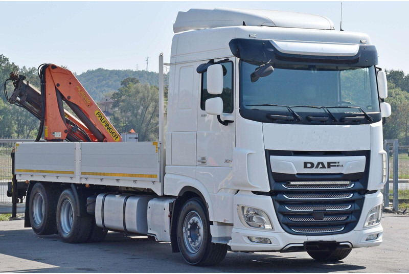 DAF XF 530 Pritsche 6,30 m + PK 15500 * TOPZUSTAND - Pritsche LKW, Autokran: das Bild 3 DAF XF 530 Pritsche 6,30 m + PK 15500 * TOPZUSTAND - Pritsche LKW, Autokran: das Bild 3