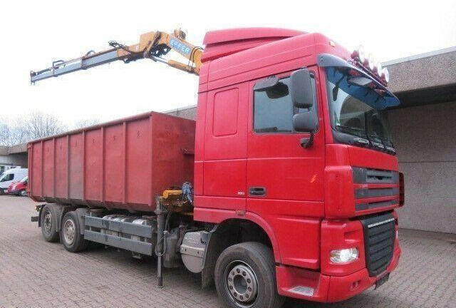 DAF XF105.410 6x2 Container + Crane - Absetzkipper: das Bild 5 DAF XF105.410 6x2 Container + Crane - Absetzkipper: das Bild 5