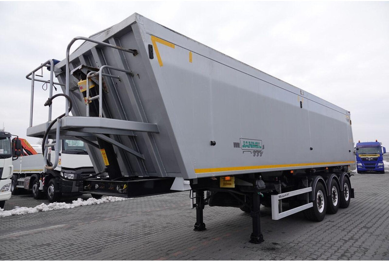 Janmil WYWROTKA / 42 m3 / TYŁ KLAPA / SAF / OŚ PODNOSZONA / ALUFELGI / - Kipper Auflieger: das Bild 2 Janmil WYWROTKA / 42 m3 / TYŁ KLAPA / SAF / OŚ PODNOSZONA / ALUFELGI / - Kipper Auflieger: das Bild 2