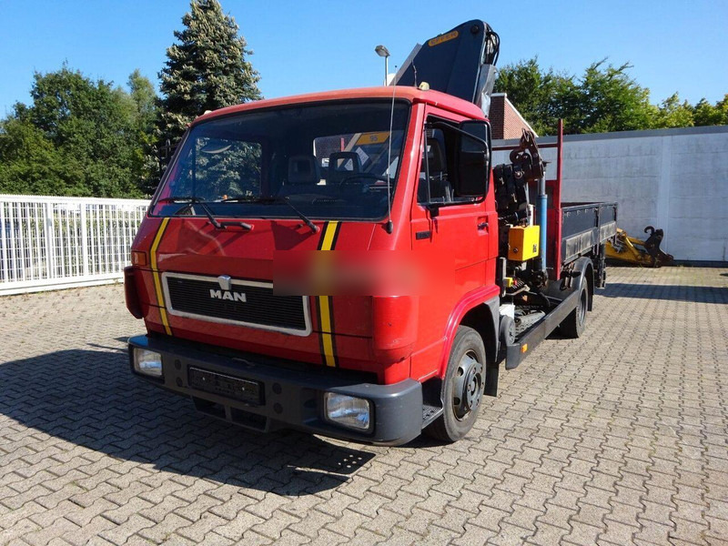 MAN 9.150 - Flatbed+crane - Pritsche LKW, Autokran: das Bild 2 MAN 9.150 - Flatbed+crane - Pritsche LKW, Autokran: das Bild 2