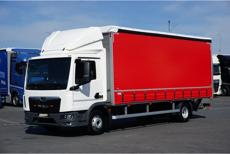 MAN TGL / 12.190 / E 6 / FIRANKA + WINDA / ŁAD. 6 525 KG / 16 PALET - Plane LKW: das Bild 1 MAN TGL / 12.190 / E 6 / FIRANKA + WINDA / ŁAD. 6 525 KG / 16 PALET - Plane LKW: das Bild 1