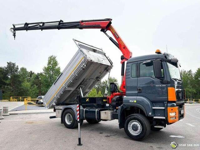 MAN TGS 18.480 PALFINGER PK 16502 HDS Crane,Kipper - Kipper, Autokran: das Bild 3 MAN TGS 18.480 PALFINGER PK 16502 HDS Crane,Kipper - Kipper, Autokran: das Bild 3