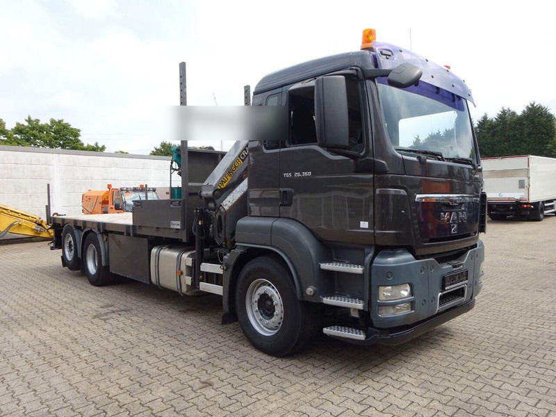MAN TGS 26.360 - Open flatbed+crane 6x2 - Pritsche LKW, Autokran: das Bild 2 MAN TGS 26.360 - Open flatbed+crane 6x2 - Pritsche LKW, Autokran: das Bild 2
