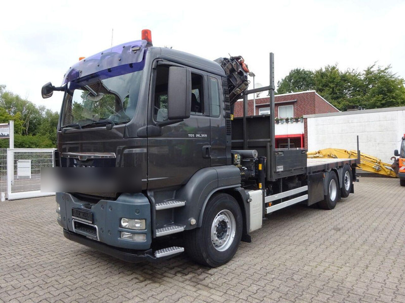 MAN TGS 26.360 - Open flatbed+crane 6x2 - Pritsche LKW, Autokran: das Bild 1 MAN TGS 26.360 - Open flatbed+crane 6x2 - Pritsche LKW, Autokran: das Bild 1