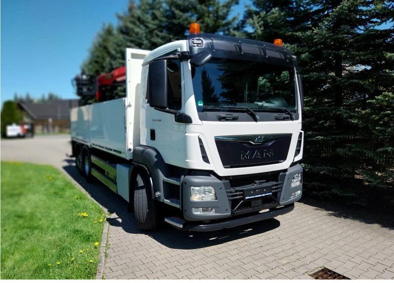 MAN TGS 26.400 Flatbed + Crane Palfinger PK 23001L - Pritsche LKW, Autokran: das Bild 4 MAN TGS 26.400 Flatbed + Crane Palfinger PK 23001L - Pritsche LKW, Autokran: das Bild 4