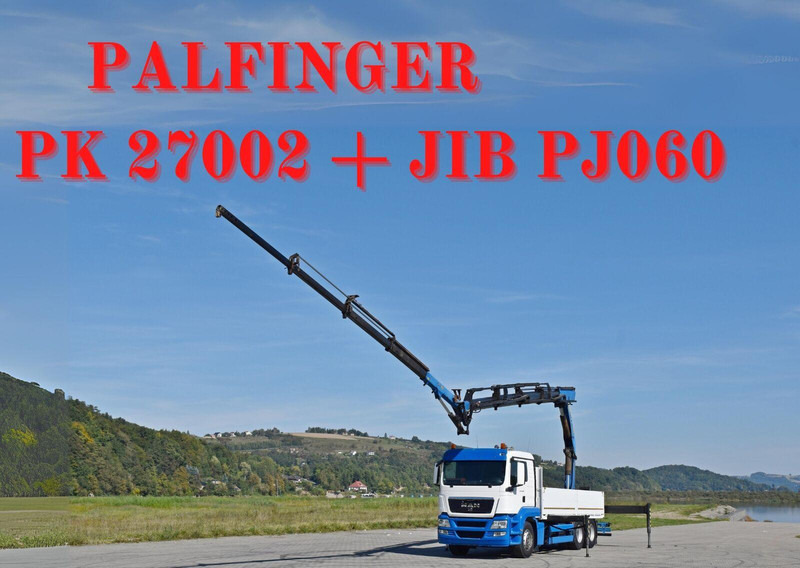 MAN TGS 26.480 * PK 27002 + JIB PJ060 + FUNK / 6x4 - Pritsche LKW, Autokran: das Bild 1 MAN TGS 26.480 * PK 27002 + JIB PJ060 + FUNK / 6x4 - Pritsche LKW, Autokran: das Bild 1
