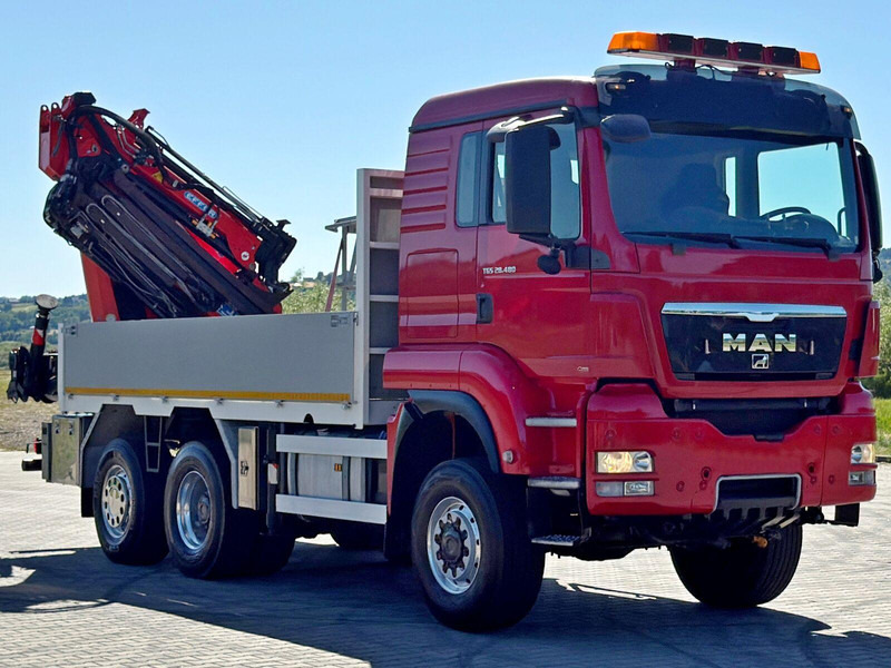 MAN TGS 28.480 * EFFER 255/5S + JIB 3S + FUNK * 6x4 * TOP - Pritsche LKW, Autokran: das Bild 3 MAN TGS 28.480 * EFFER 255/5S + JIB 3S + FUNK * 6x4 * TOP - Pritsche LKW, Autokran: das Bild 3