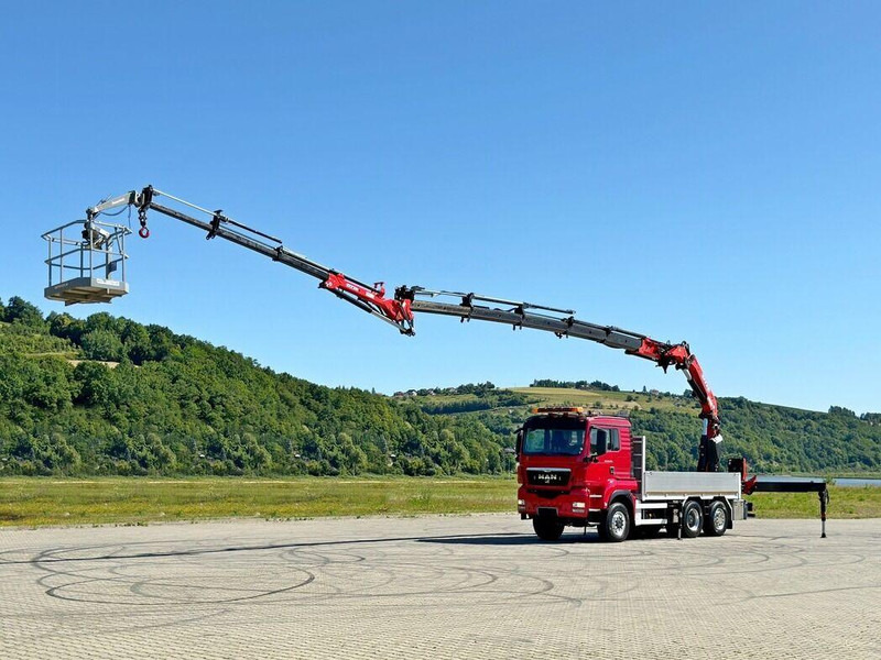 MAN TGS 28.480 * EFFER 255/5S + JIB 3S + FUNK * 6x4 * TOP - Pritsche LKW, Autokran: das Bild 2 MAN TGS 28.480 * EFFER 255/5S + JIB 3S + FUNK * 6x4 * TOP - Pritsche LKW, Autokran: das Bild 2