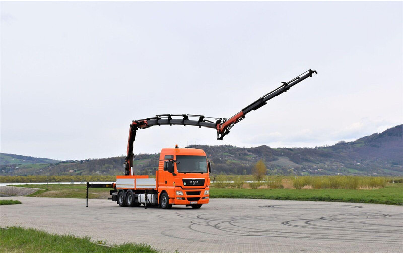 MAN TGX 28.540 JIB PJ060/FUNK - Pritsche LKW, Autokran: das Bild 2 MAN TGX 28.540 JIB PJ060/FUNK - Pritsche LKW, Autokran: das Bild 2