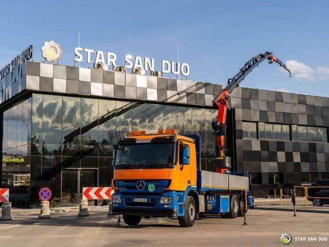 Mercedes-Benz ACTROS 2541 6x2 Palfinger PK 34002 Crane Winch - Pritsche LKW, Autokran: das Bild 1 Mercedes-Benz ACTROS 2541 6x2 Palfinger PK 34002 Crane Winch - Pritsche LKW, Autokran: das Bild 1