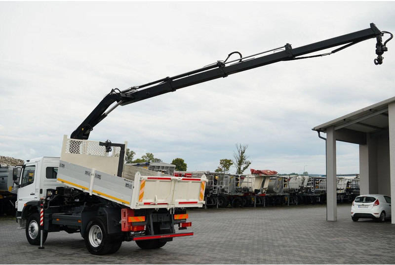 Mercedes-Benz ATEGO 1629 / 4x4 / WYWROTKA + HDS HIAB 111 B-3 / PILOT / ROTAT - Kipper, Autokran: das Bild 4 Mercedes-Benz ATEGO 1629 / 4x4 / WYWROTKA + HDS HIAB 111 B-3 / PILOT / ROTAT - Kipper, Autokran: das Bild 4