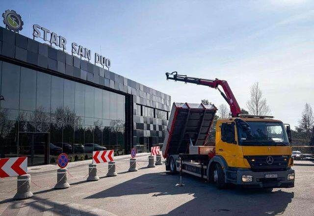 Mercedes-Benz AXOR 1824 4x2 HMF 975 HDS Crane Rotator Kipper - Kipper, Autokran: das Bild 5 Mercedes-Benz AXOR 1824 4x2 HMF 975 HDS Crane Rotator Kipper - Kipper, Autokran: das Bild 5
