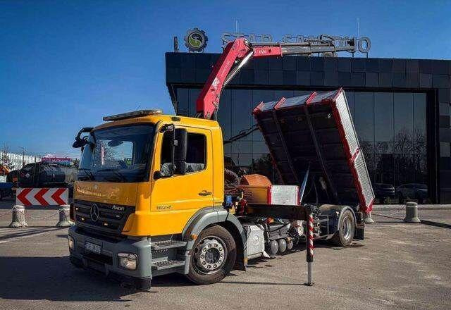 Mercedes-Benz AXOR 1824 4x2 HMF 975 HDS Crane Rotator Kipper - Kipper, Autokran: das Bild 4 Mercedes-Benz AXOR 1824 4x2 HMF 975 HDS Crane Rotator Kipper - Kipper, Autokran: das Bild 4