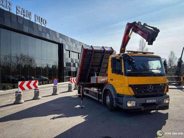 Mercedes-Benz AXOR 1824 4x2 HMF 975 HDS Crane Rotator Kipper - Kipper, Autokran: das Bild 2 Mercedes-Benz AXOR 1824 4x2 HMF 975 HDS Crane Rotator Kipper - Kipper, Autokran: das Bild 2