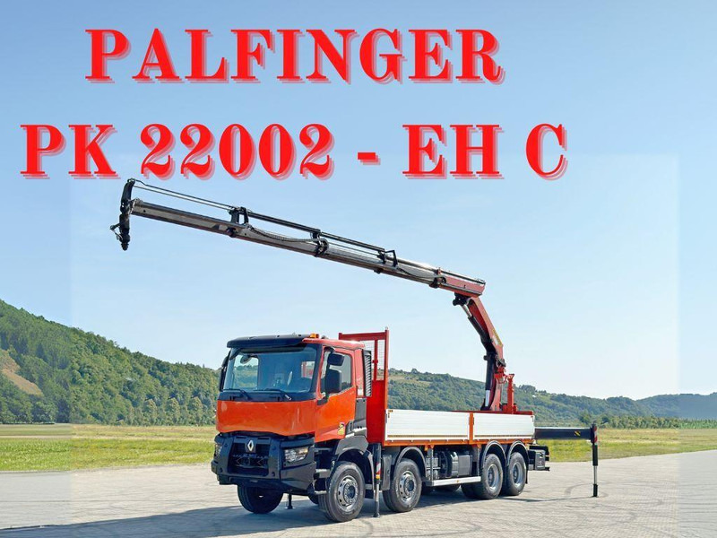 Renault K 430 * PK 22002 - EH C+ FUNK * 8x4 - Pritsche LKW, Autokran: das Bild 1 Renault K 430 * PK 22002 - EH C+ FUNK * 8x4 - Pritsche LKW, Autokran: das Bild 1