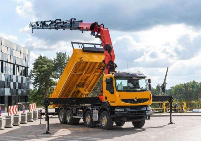 Renault KERAX 450 8x4 PALFINGER PK 60002 Crane Tipper - Kipper, Autokran: das Bild 4 Renault KERAX 450 8x4 PALFINGER PK 60002 Crane Tipper - Kipper, Autokran: das Bild 4