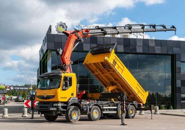Renault KERAX 450 8x4 PALFINGER PK 60002 Crane Tipper - Kipper, Autokran: das Bild 5 Renault KERAX 450 8x4 PALFINGER PK 60002 Crane Tipper - Kipper, Autokran: das Bild 5