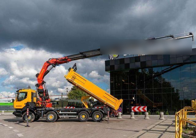Renault KERAX 450 8x4 PALFINGER PK 60002 Crane Tipper - Kipper, Autokran: das Bild 3 Renault KERAX 450 8x4 PALFINGER PK 60002 Crane Tipper - Kipper, Autokran: das Bild 3