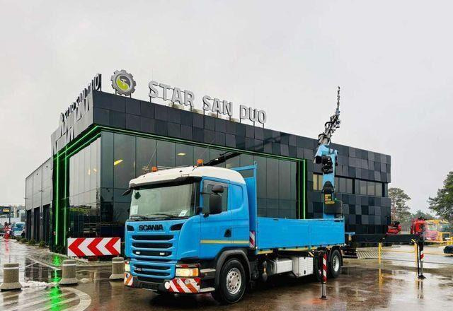 Scania G450 6x4 PALFINGER PK 42002 SH Fly Jib Crane - Pritsche LKW, Autokran: das Bild 2 Scania G450 6x4 PALFINGER PK 42002 SH Fly Jib Crane - Pritsche LKW, Autokran: das Bild 2