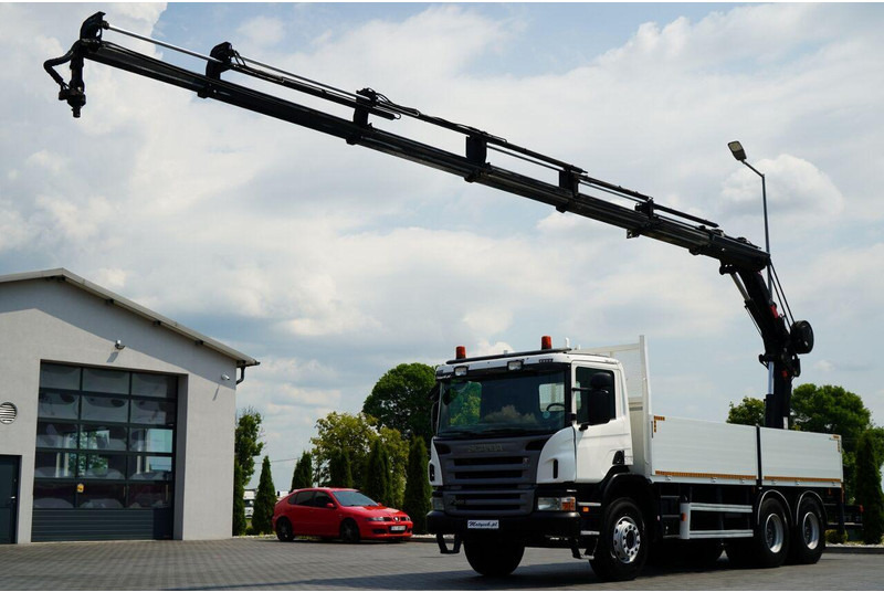 Scania P 360 / 6X4 / SKRZYNIOWY 4.85 + HDS HIAB 211 E-6 HIDUO / UDŹWIG - Pritsche LKW, Autokran: das Bild 2 Scania P 360 / 6X4 / SKRZYNIOWY 4.85 + HDS HIAB 211 E-6 HIDUO / UDŹWIG - Pritsche LKW, Autokran: das Bild 2