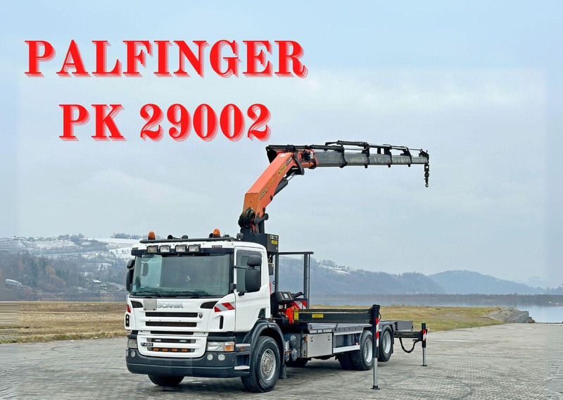 Scania P 420* PLATFORM 6,80m * PK 29002+FUNK * TOP - Pritsche LKW, Autokran: das Bild 1 Scania P 420* PLATFORM 6,80m * PK 29002+FUNK * TOP - Pritsche LKW, Autokran: das Bild 1